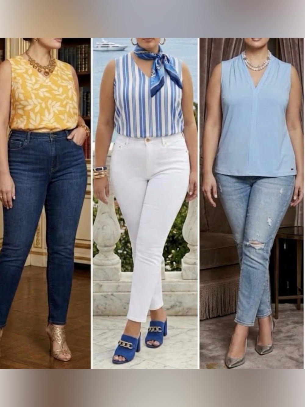 BUNDLE BLOUSE Calvin Klein and CATO Sleeveless